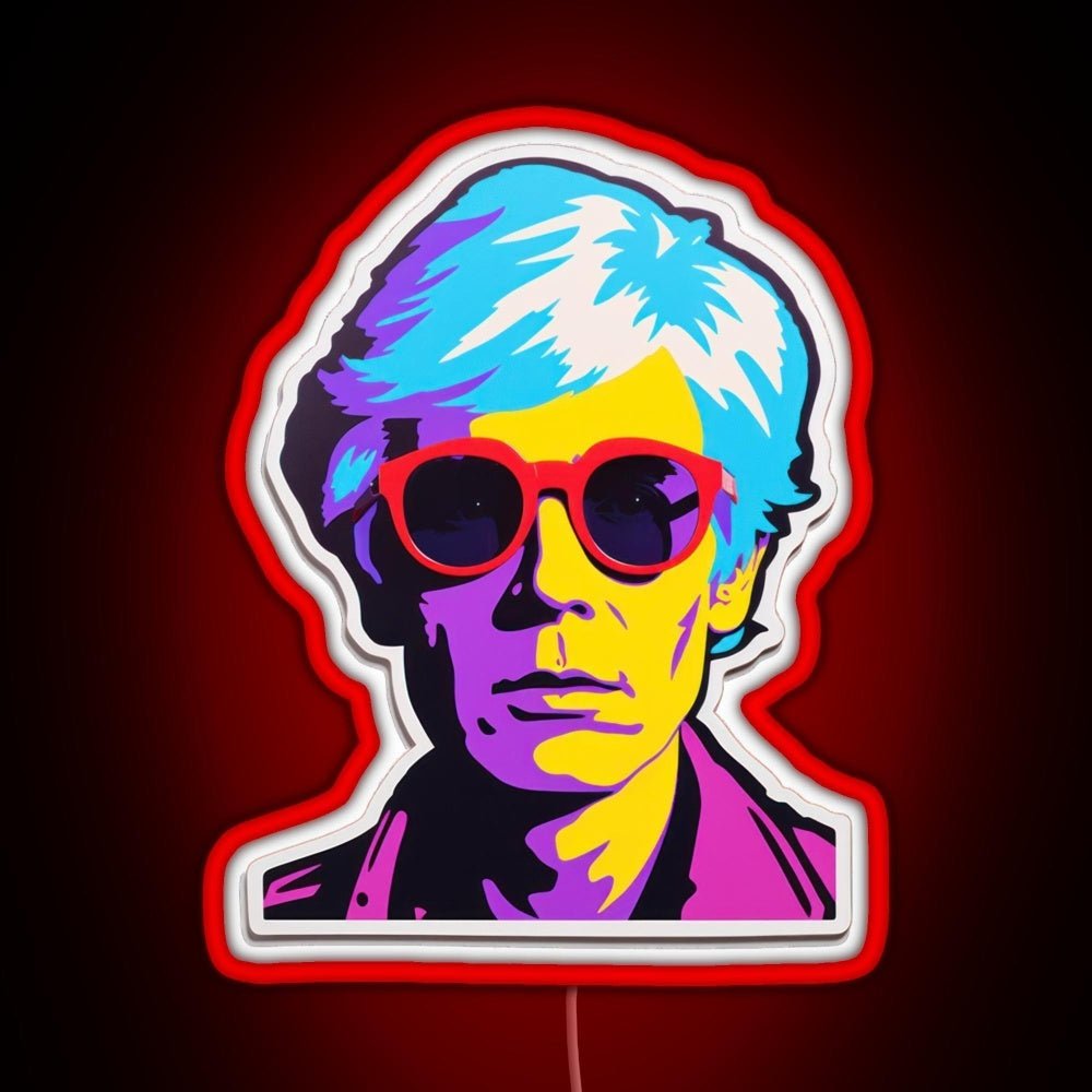 Andy Warhol Persona Rgb Led Neon Sign Pop Wall Art - Shineneon