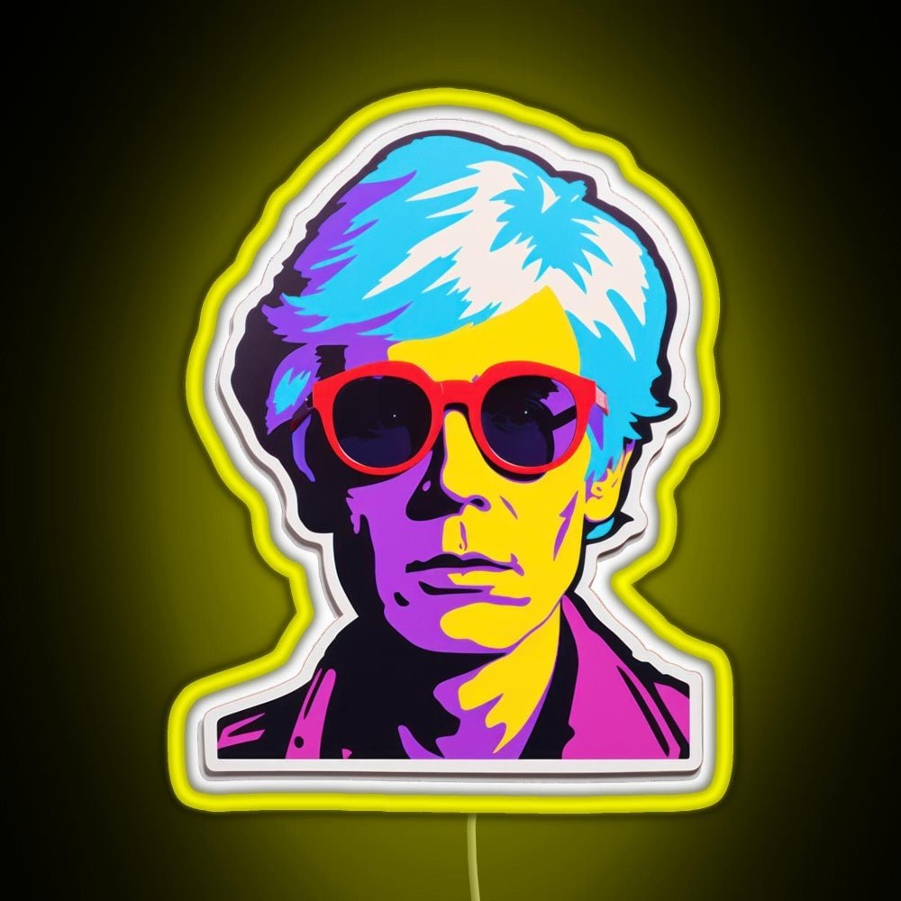 Andy Warhol Persona Rgb Led Neon Sign Pop Wall Art - Shineneon