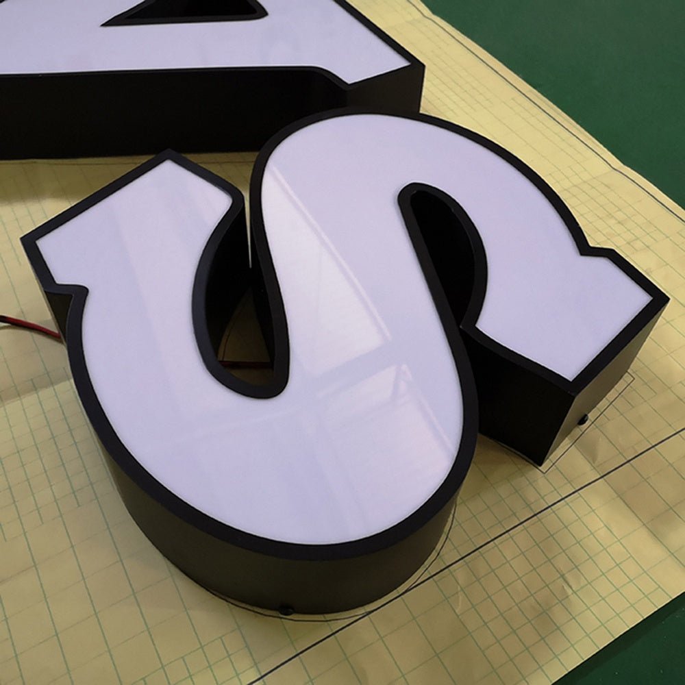 Andys 3D Frontlit Channel Letters Led Light Sign - Shineneon