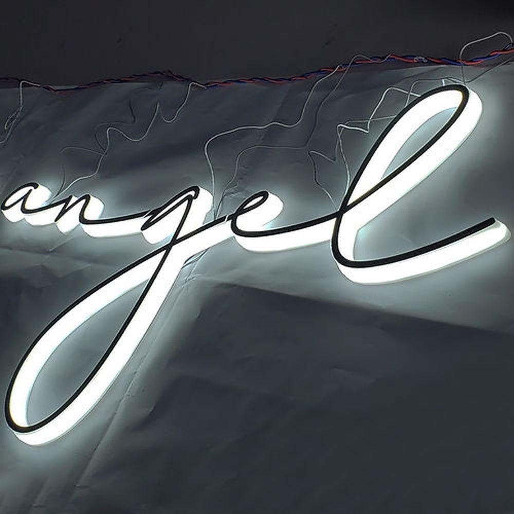 Angel 3D Backlit Channel Letters Led Light Sign - Shineneon