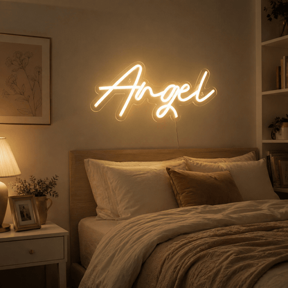 Angel LED Neon Sign Bedroom Wall Art - Shineneon
