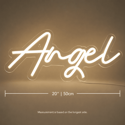 Angel LED Neon Sign Bedroom Wall Art - Shineneon