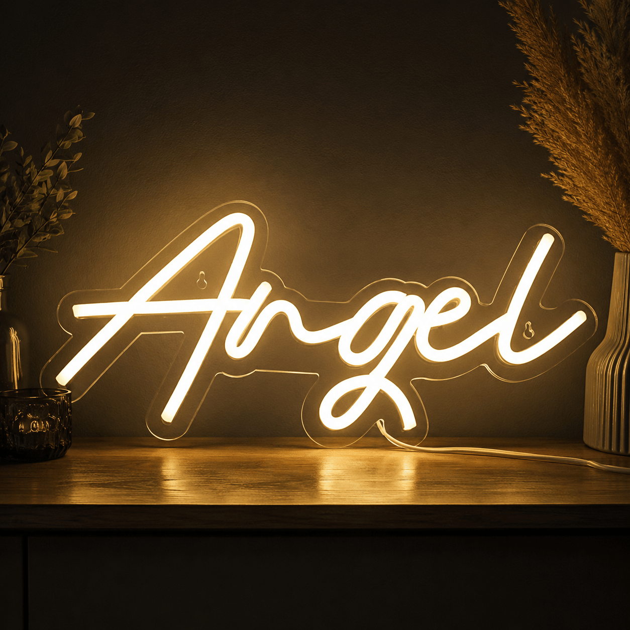 Angel LED Neon Sign Bedroom Wall Art - Shineneon