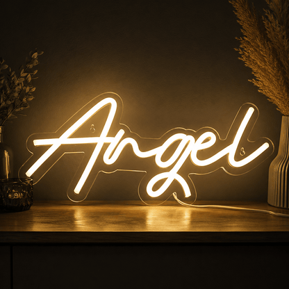 Angel LED Neon Sign Bedroom Wall Art - Shineneon