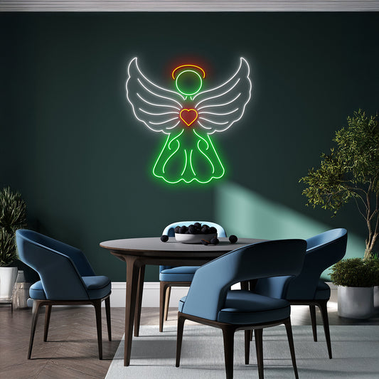 Angel Neon Sign Personalized Neon Sign