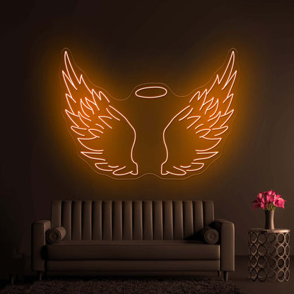 Angel Wings Large Neon Signs - Shineneon
