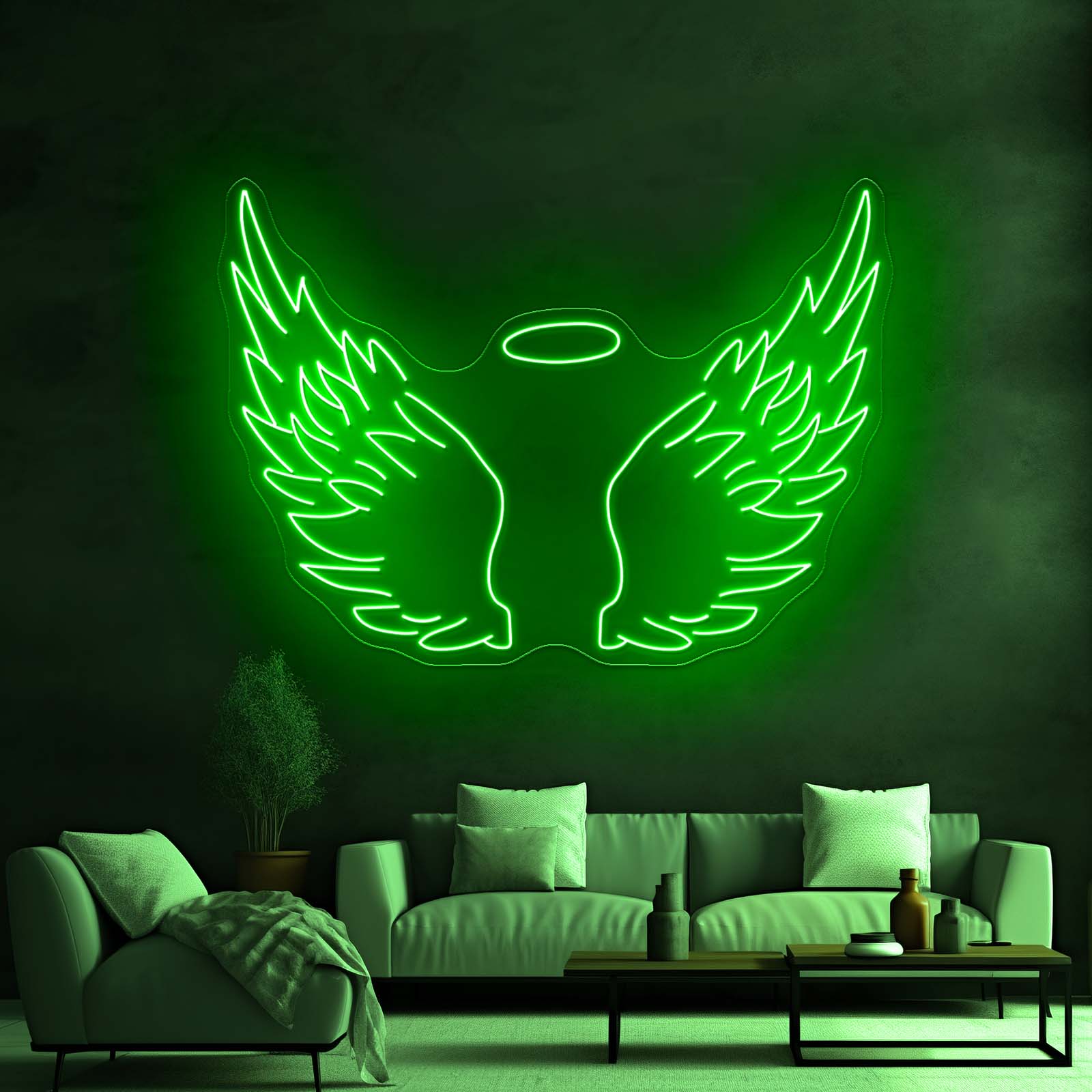 Angel Wings Large Neon Signs - Shineneon