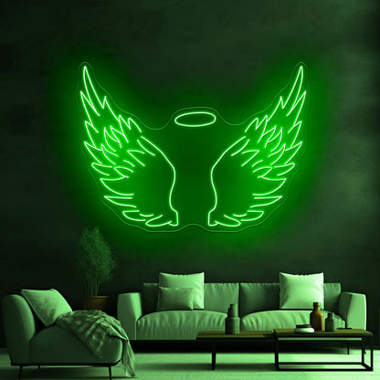 Angel Wings Large Neon Signs - Shineneon