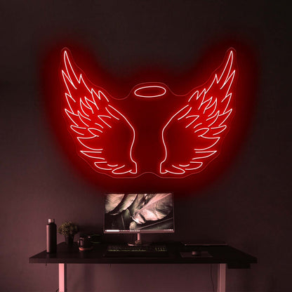 Angel Wings Large Neon Signs - Shineneon