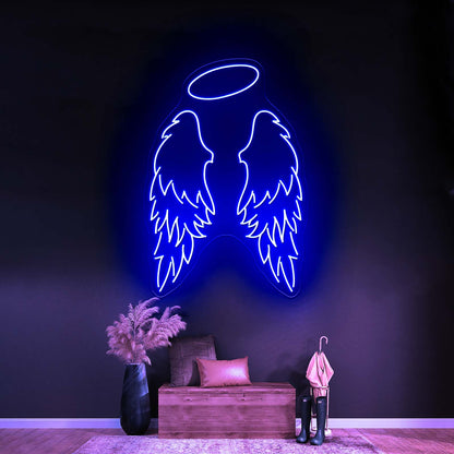 Angel Wings Led Neon Sign