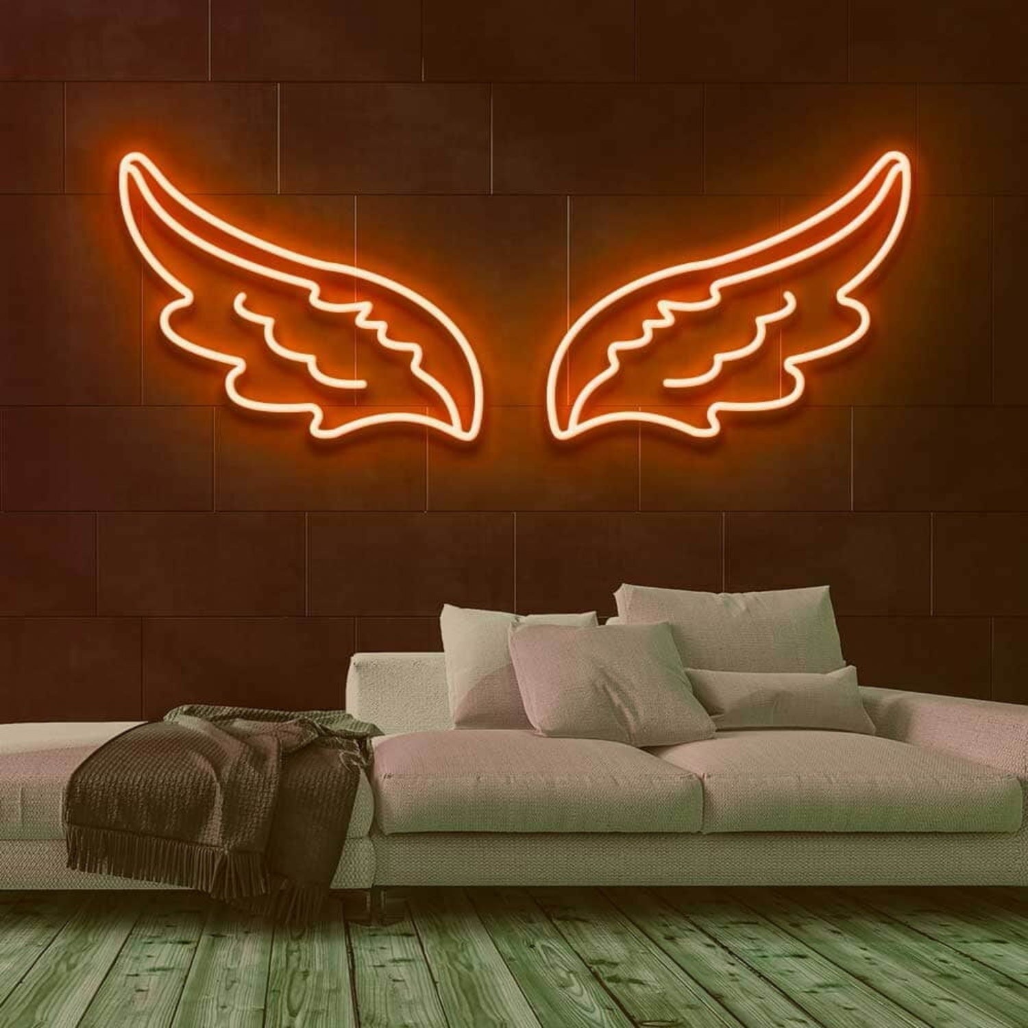 Angel Wings Led Neon Sign For Home Decor - Shineneon