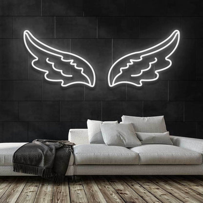Angel Wings Led Neon Sign For Home Decor - Shineneon