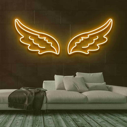 Angel Wings Led Neon Sign For Home Decor - Shineneon