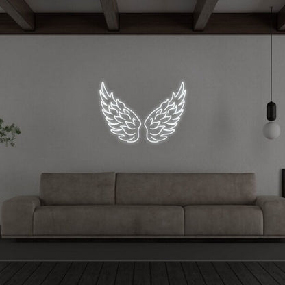 Angel Wings Led Neon Sign Fspiritual And Peaceful Ambiances | Shineneon