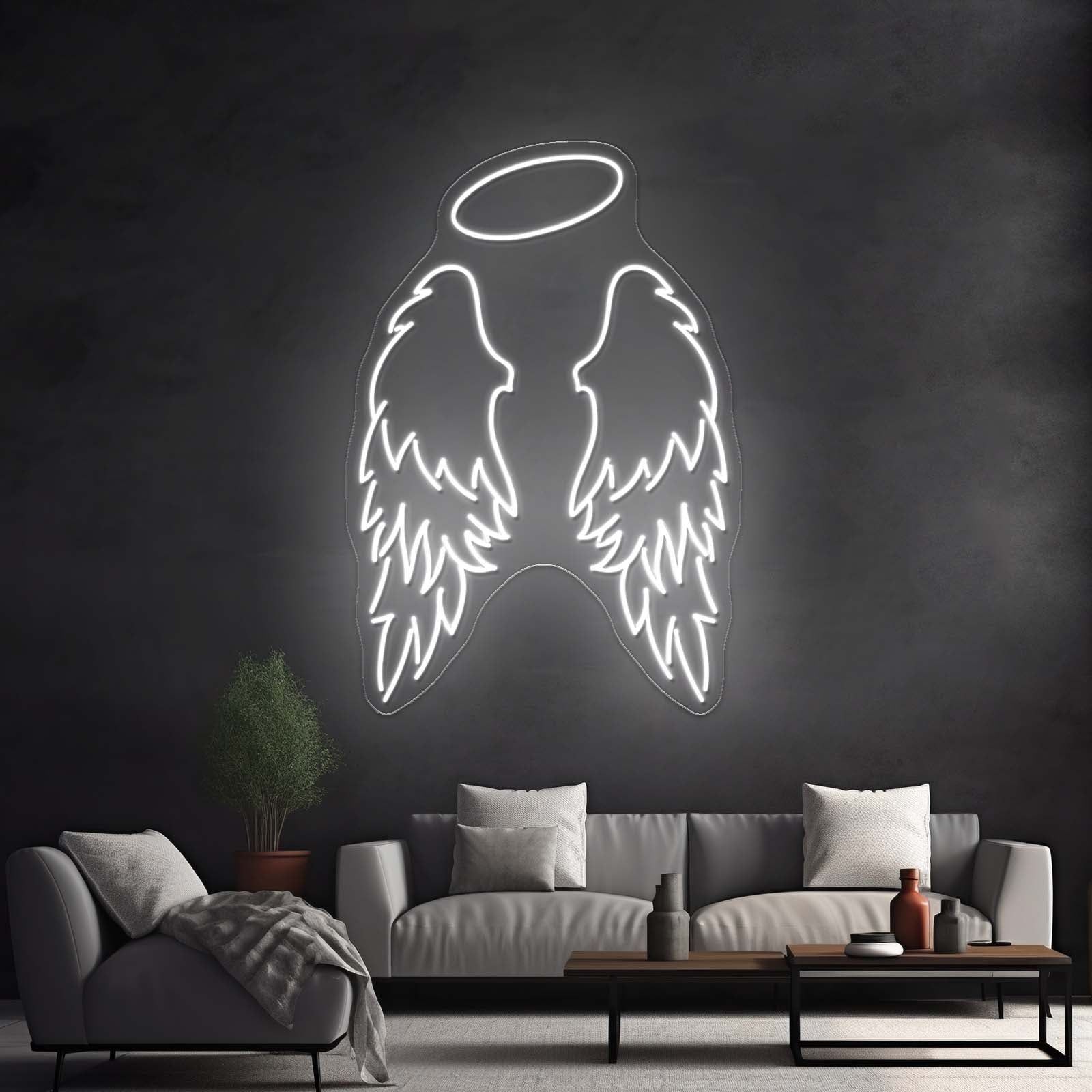 Angel Wings Led Neon Sign - LED neon sign view 8