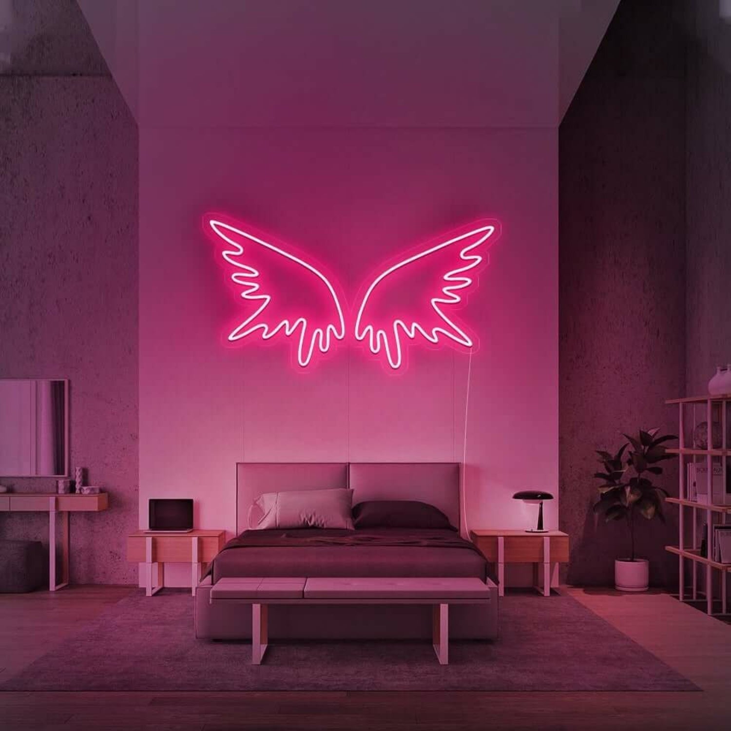 Angel Wings V2 Led Neon Sign - Shineneon