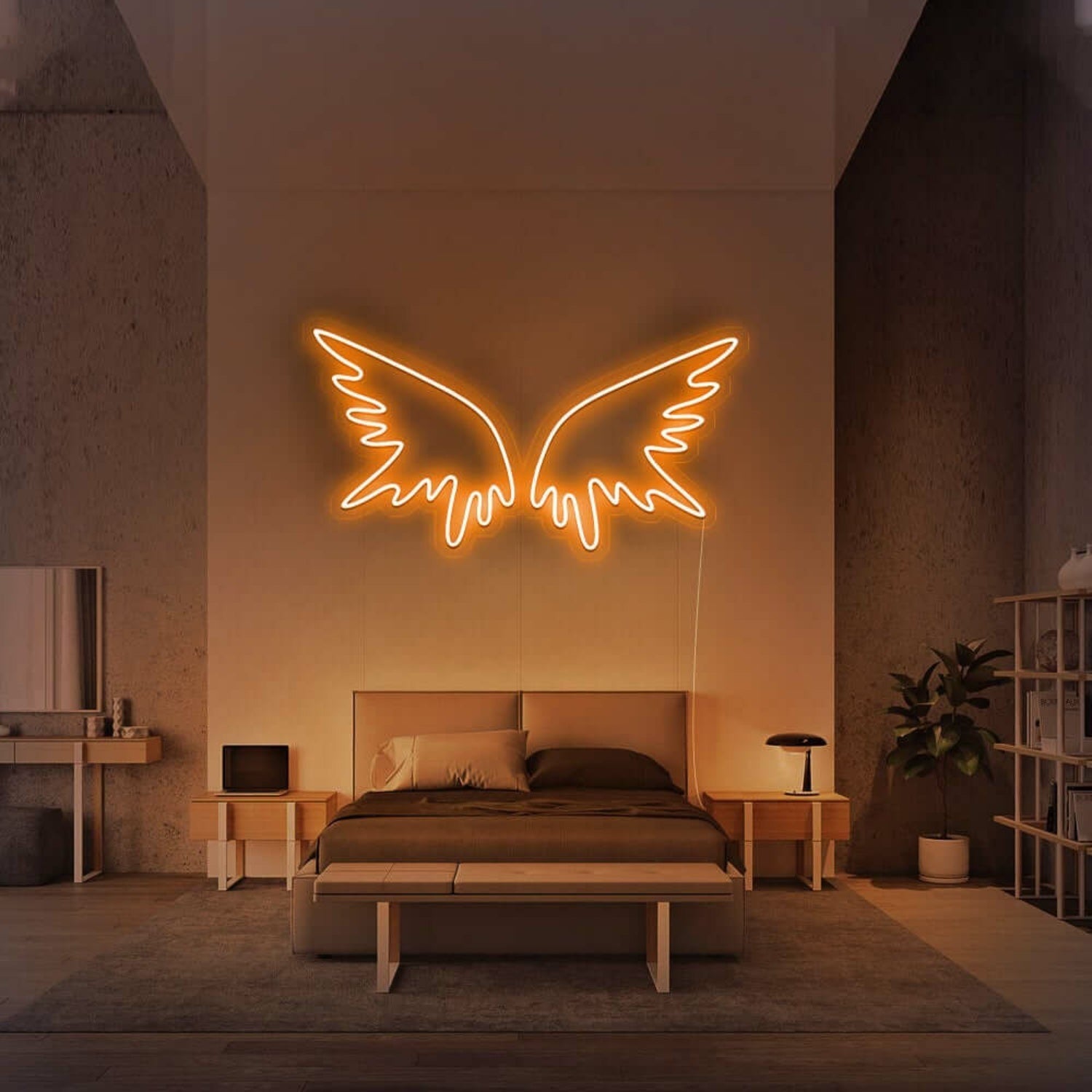 Angel Wings V2 Led Neon Sign - Shineneon
