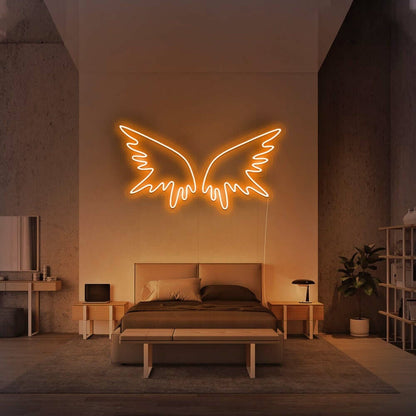 Angel Wings V2 Led Neon Sign - Shineneon