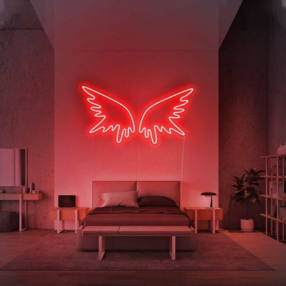 Angel Wings V2 Led Neon Sign - Shineneon