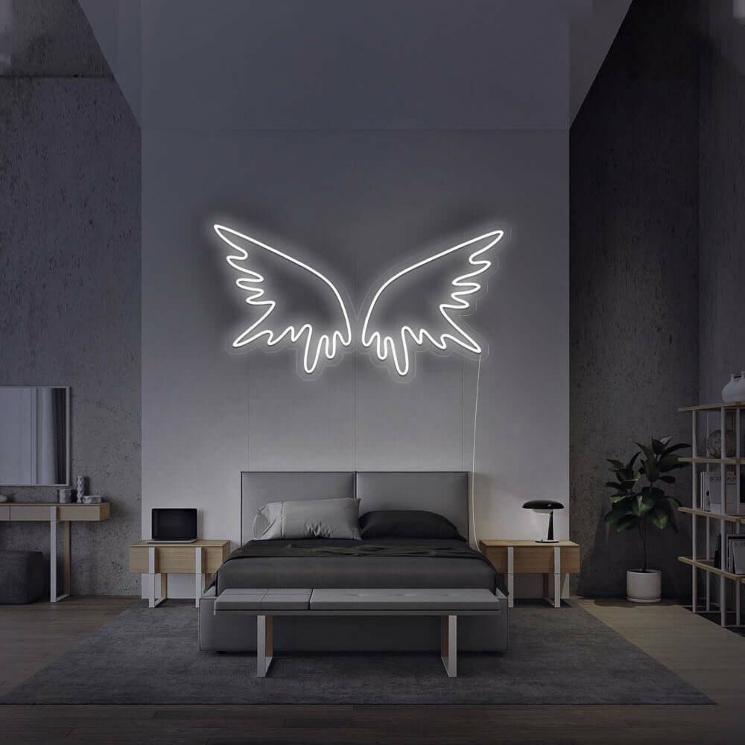 Angel Wings V2 Led Neon Sign - Shineneon
