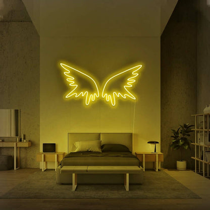 Angel Wings V2 Led Neon Sign - Shineneon