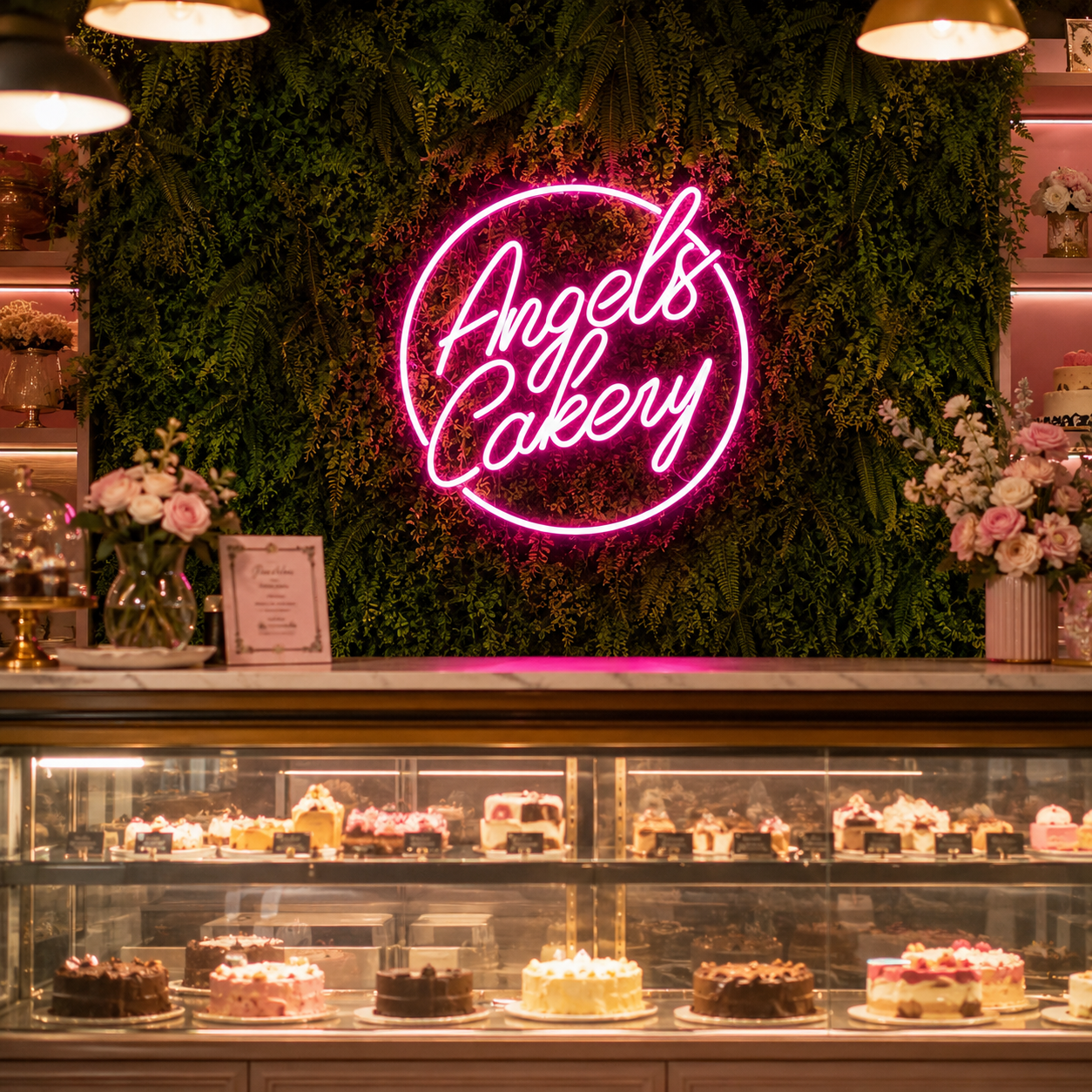 Angels Cakery LED Neon Sign - 02 High-Converting Product Image