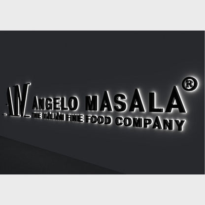 Angleo Masala The Italian Fine Food Company 3D Backlit Channel Letters Led Light Sign - Shineneon