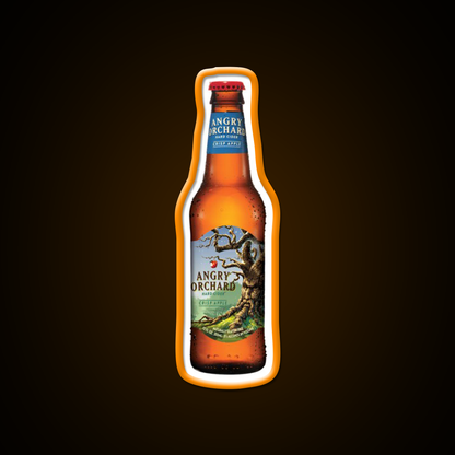 Angry Orchard Hard Cider Crisp Apple Beer Bar Decor Led Neon Sign Rgb Color