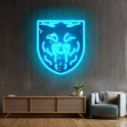 Angry Wolf Head Led Neon Sign Light Custom Led Signs - Shineneon
