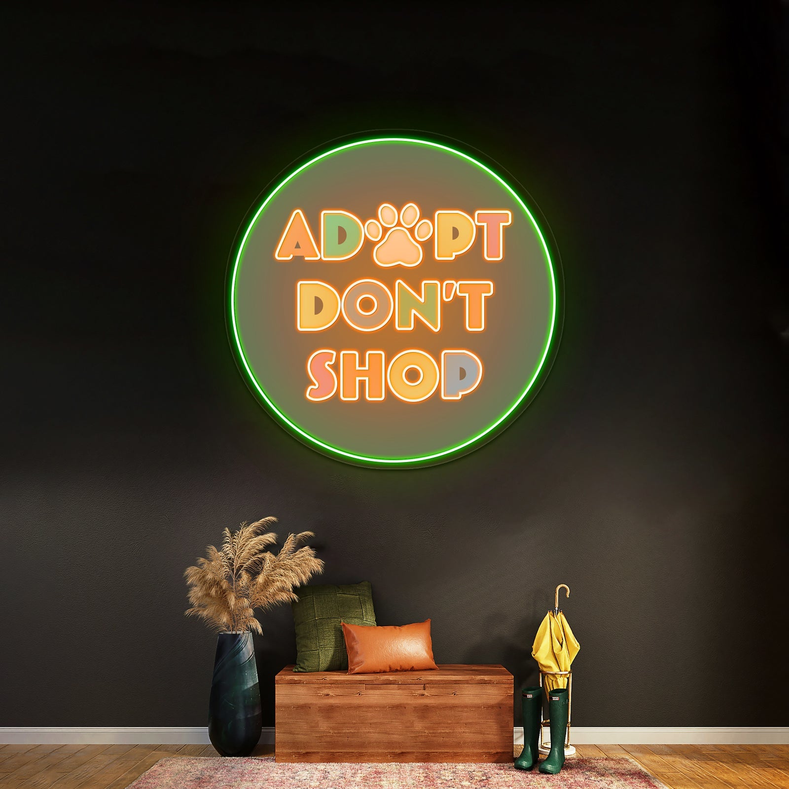Angry Wolf Head Led Neon Sign Light Custom Led Signs - Shineneon