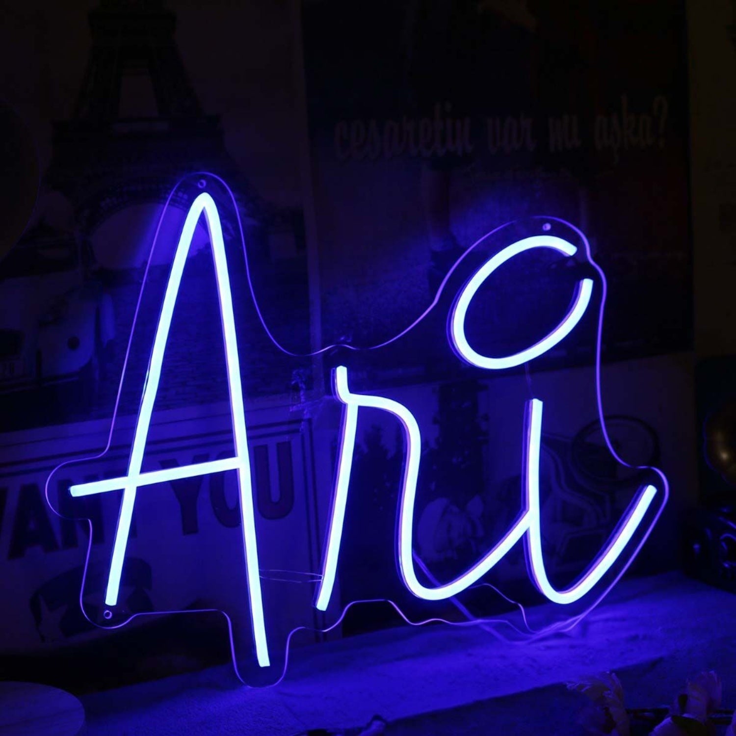 Ani Blue Led Neon Sign - Shineneon
