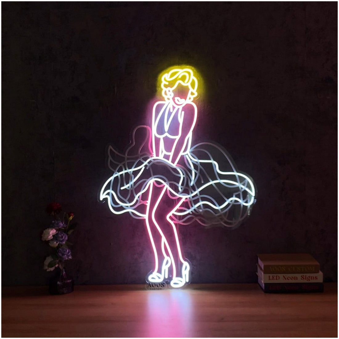 Animated Marilyn Monroe Led Sign Business Neon Sign