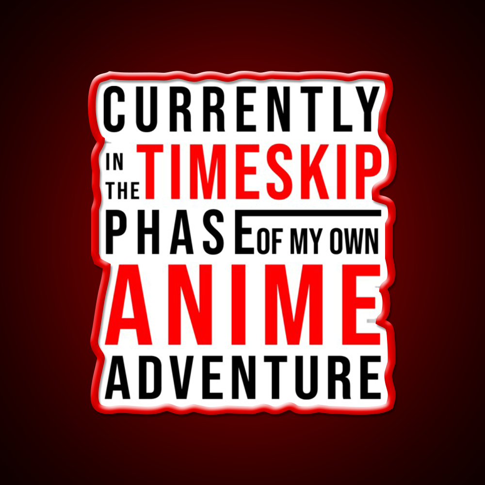 Anime Gym Design Black Red Gym Fitness Led Neon Sign Rgb Color