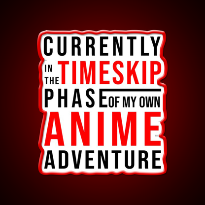 Anime Gym Design Black Red Gym Fitness Led Neon Sign Rgb Color