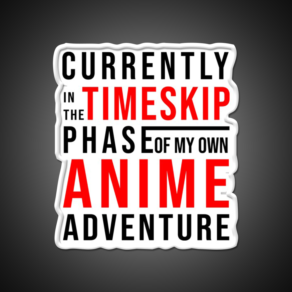 Anime Gym Design Black Red Gym Fitness Led Neon Sign Rgb Color