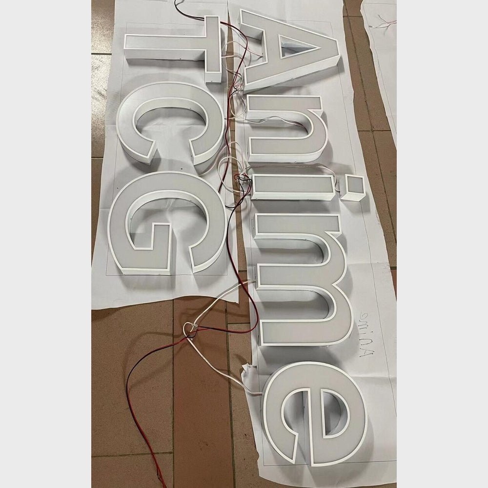 Anime Tcg 3D Frontlit Channel Letters Led Light Sign - Shineneon