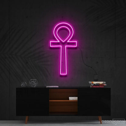 Ankh Neon Sign For Spiritual Decor And Lifestyle Spaces | Shineneon