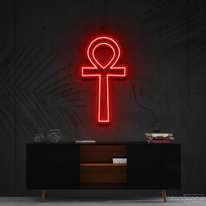Ankh Neon Sign For Spiritual Decor And Lifestyle Spaces | Shineneon