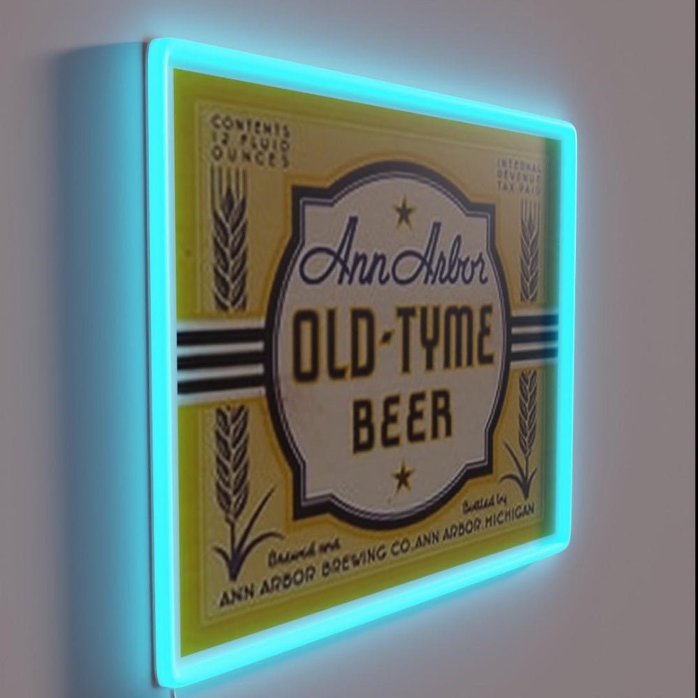 Ann Arbor Old Tyme Beer Rgb Led Neon Sign - Shineneon