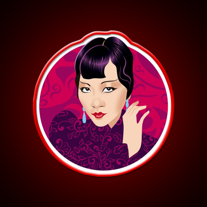 Anna May Wong Asian Cultural Led Neon Sign Rgb Color - LED neon sign view 10