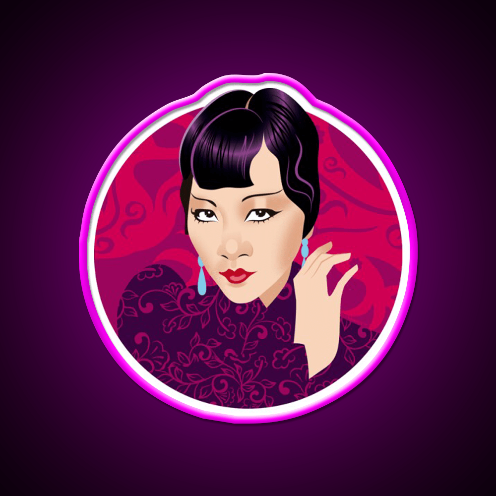 Anna May Wong Asian Cultural Led Neon Sign Rgb Color - Shineneon