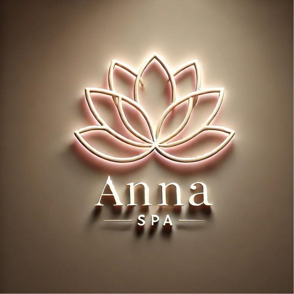 Anna Spa With Logo 3D Backlit Channel Letters Led Light Sign - Shineneon