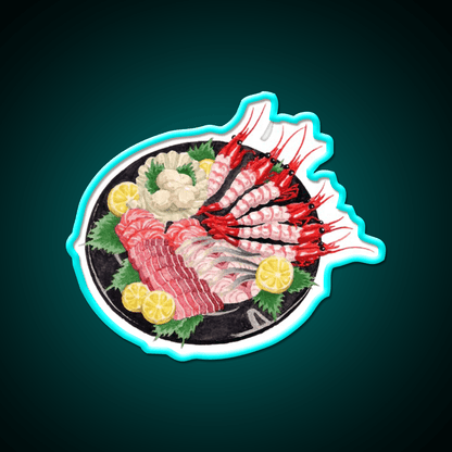 Annas Sashimi Platter When Marnie Was There Snack Food Led Neon Sign Rgb Color - Shineneon
