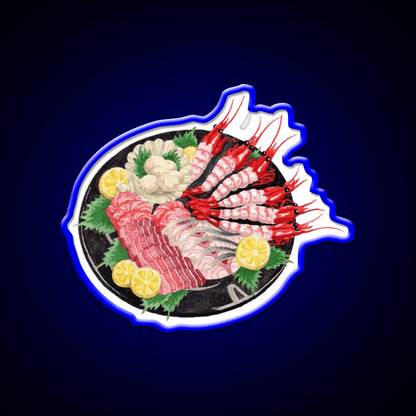 Annas Sashimi Platter When Marnie Was There Snack Food Led Neon Sign Rgb Color - Shineneon