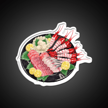 Annas Sashimi Platter When Marnie Was There Snack Food Led Neon Sign Rgb Color - Shineneon