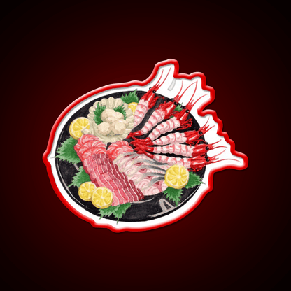 Annas Sashimi Platter When Marnie Was There Snack Food Led Neon Sign Rgb Color - Shineneon