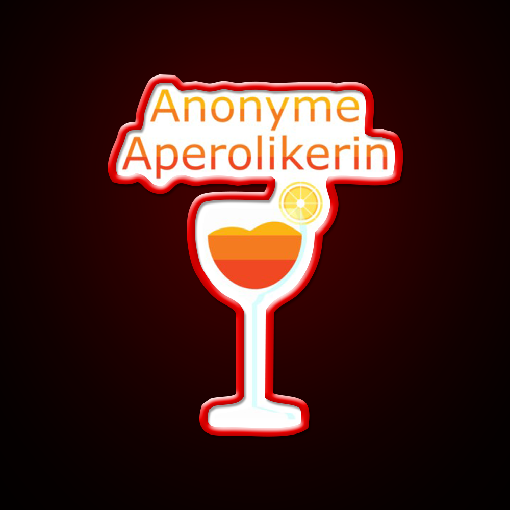 Anonymous Aperol Funny Party Cocktail Bar Decor Led Neon Sign Rgb Color - LED neon sign view 10