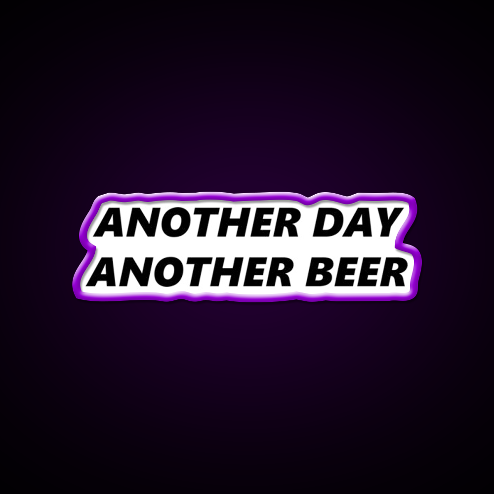 Another Day Another Beer Bar Decor Led Neon Sign Rgb Color - LED neon sign view 9