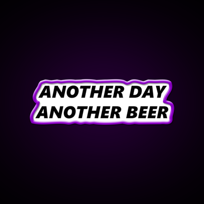 Another Day Another Beer Bar Decor Led Neon Sign Rgb Color - LED neon sign view 9