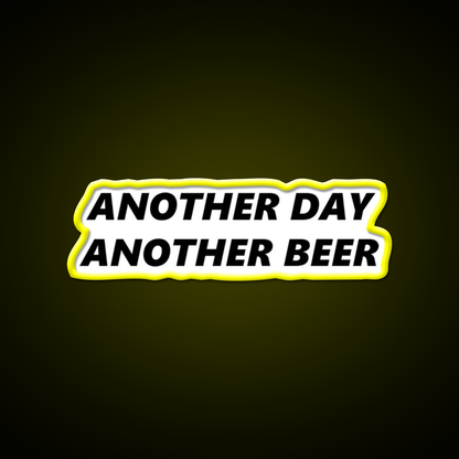 Another Day Another Beer Bar Decor Led Neon Sign Rgb Color - LED neon sign view 7